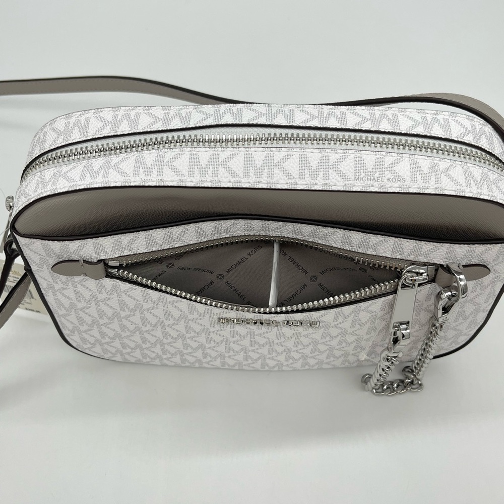 Michael Kors Large EW Zip Chain Xbody Bag & Card Case Wallet - Picture 5 of 11